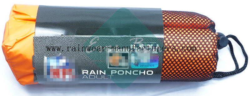NFCL EVA rainproof poncho mesh pouch